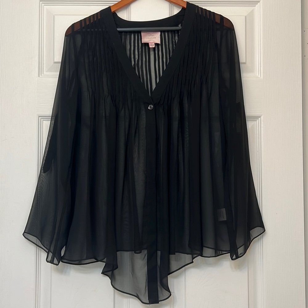 NWOT Romeo & Juliet Couture sheer blouse